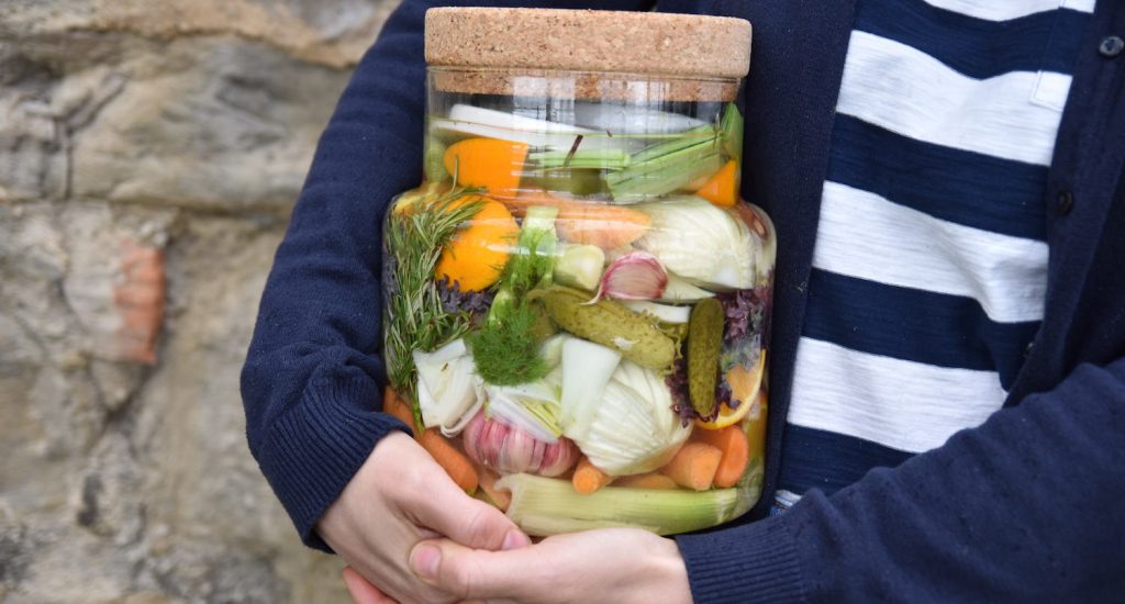 Vegetales fermentados