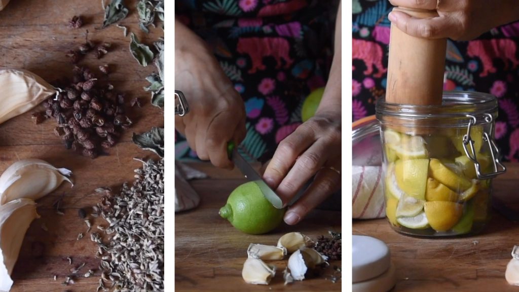 pasos limones fermentados
